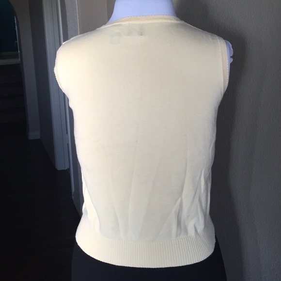 VINTAGE Y2K GAP Cotton Sleeveless Sweater - Size Small - Picture 2 of 3